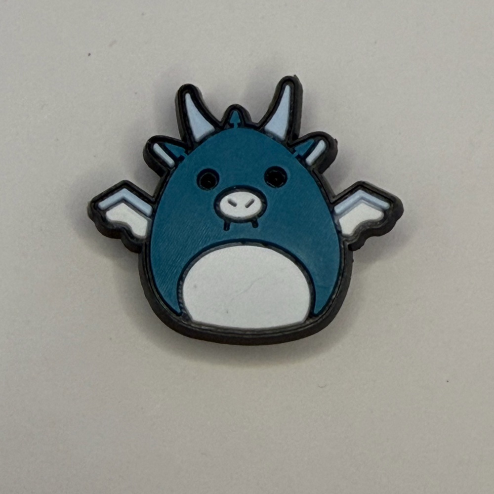 Miles the Dragon Squishmallow Croc Shoe Charm